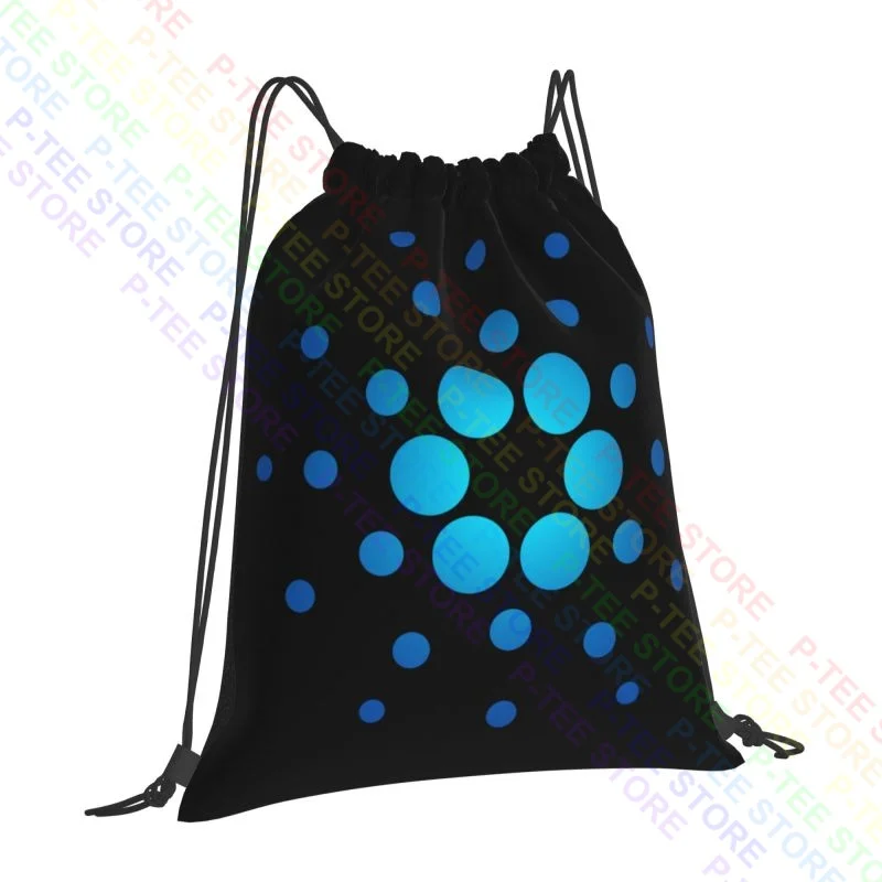 Cardano Crypto Ada Coin Blockchain Cryptocurrency 01 Drawstring Bags Gym Bag Backpack Beach Bag