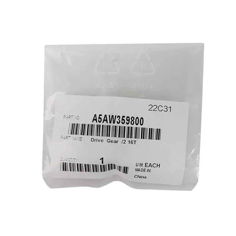 A5AW359800 Genuine Drive Gear /2 16T for Konica Minolta AccurioPress C6085 C6100 C1085 C1100