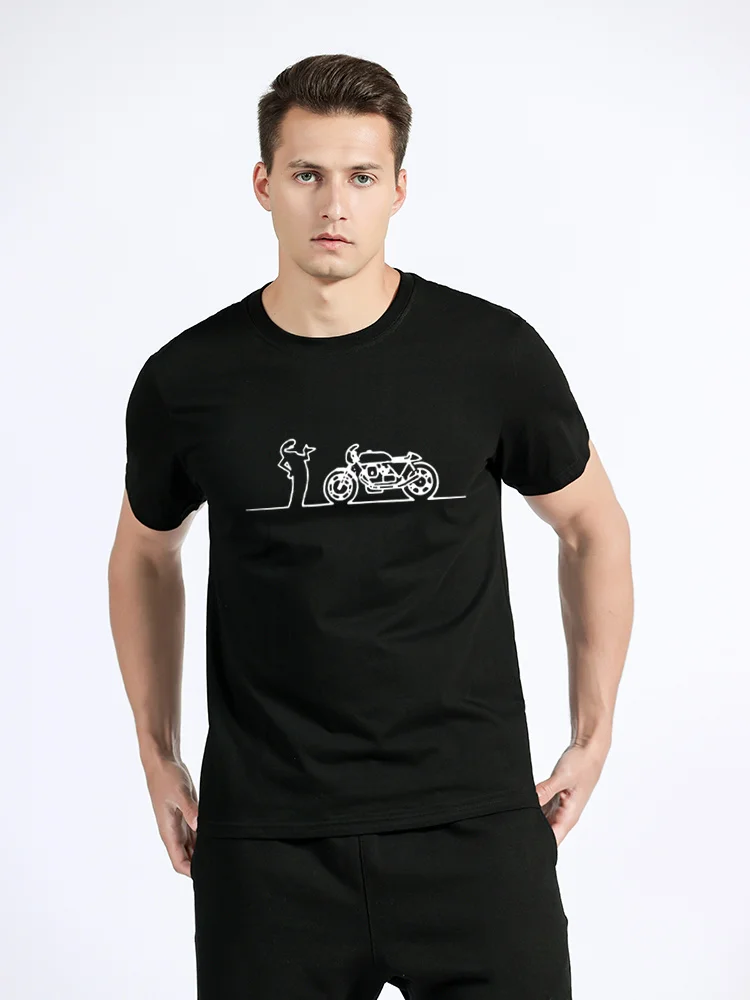 Streetwear TShirts Men Women Moto La Linea Nomads T Shirt Tshirt Streetwear Shirt Graphic Men Clothing Harajuku Pro Choice Gulf