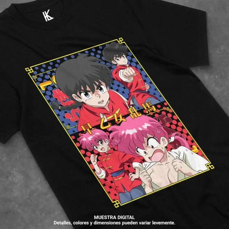 

Remera de Ranma V2 Vintage Special Unisex T-shirt Anime Shirt,Soft Tee All Size