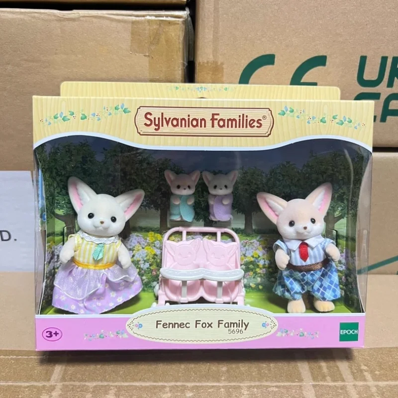 ของเล่นเด็กผู้หญิง Sylvanian Families Calico Critters ตุ๊กตาอนิเมะจิ๋ว ของเล่นเด็ก ของขวัญวันเกิด ครอบครัวสุนัขจิ้งจอกเฟเนค