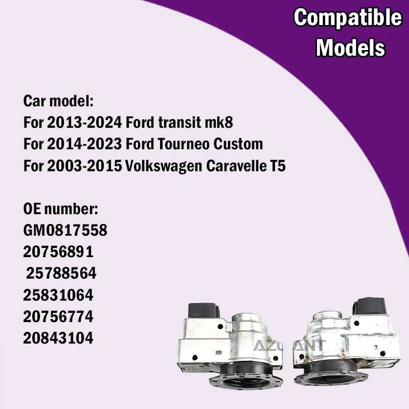 AZGIANT For Ford Tourneo Custom transit/Volkswagen Caravelle T5  Car Electric Rear View Reversing Mirror Folding module 20843104