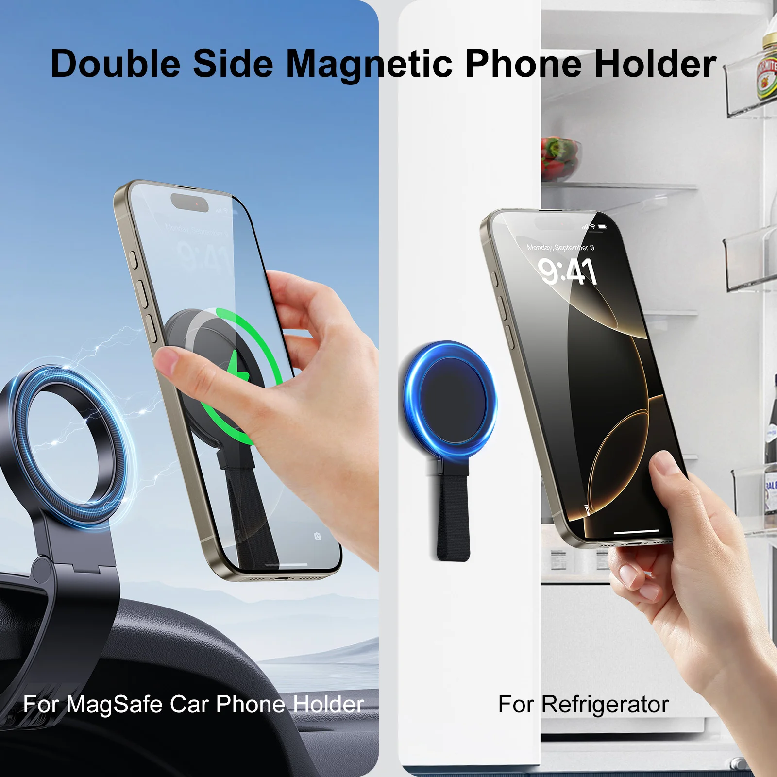 Voor DJI Osmo 7/7P Magnetische Ring Klem Houder Voor Magsafe Adapter Handheld Stabilizer Quick Release Module Mount accessoires