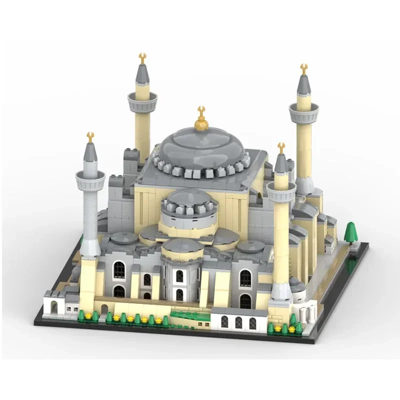 Moc Building Blocks Architecture Model Hagia Sophia Cathedral Modular Technology Building Blocks Festival Gift Toy DIY Set