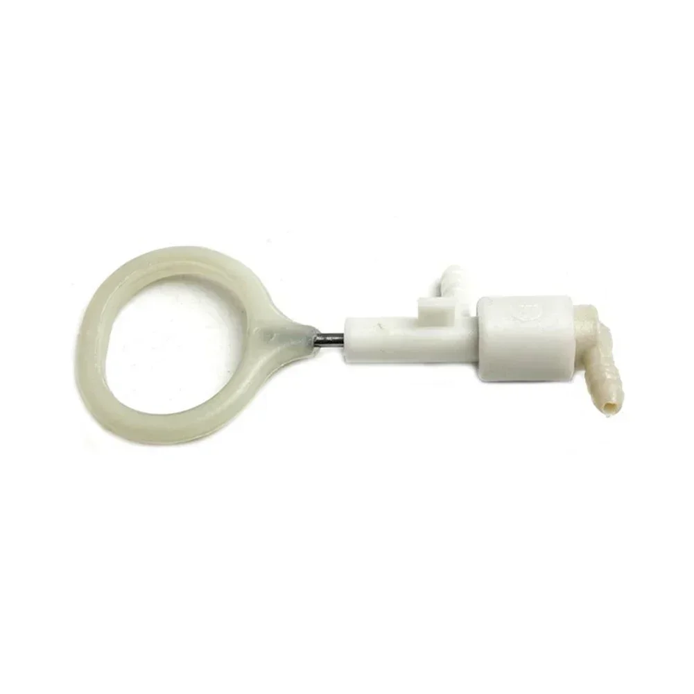 6018 ปั๊มน้ํามันเลื่อยโซ่ไฟฟ้าสีขาวอุปกรณ์เสริมพลาสติก + ซิลิโคนเครื่องมืออะไหล่สําหรับน้ํามัน