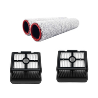 2pcs Smart Twin Roller Wireless Scrubber Replacement 2/4pcs HEPA Filter Screen for Dreame H13/ M13/ M12 pro/M12 Main Brush