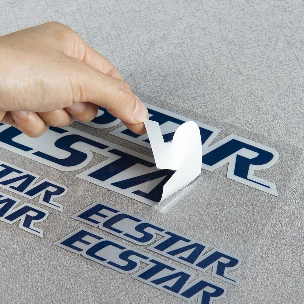 Ecstar Laminated Stickers Moto GP Sponsor Motorcycle Decals Set for Suzuki Honda Kawasaki Ducati Yamaha Car Auto