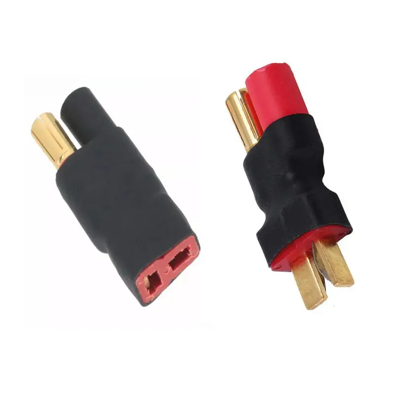 

1 Pair /2Pcs Deans T Plug Male Female Plug to 5.5mm Male Female Connector No Wires Adapter For RC Lipo Battery FPV Hobbies Toy