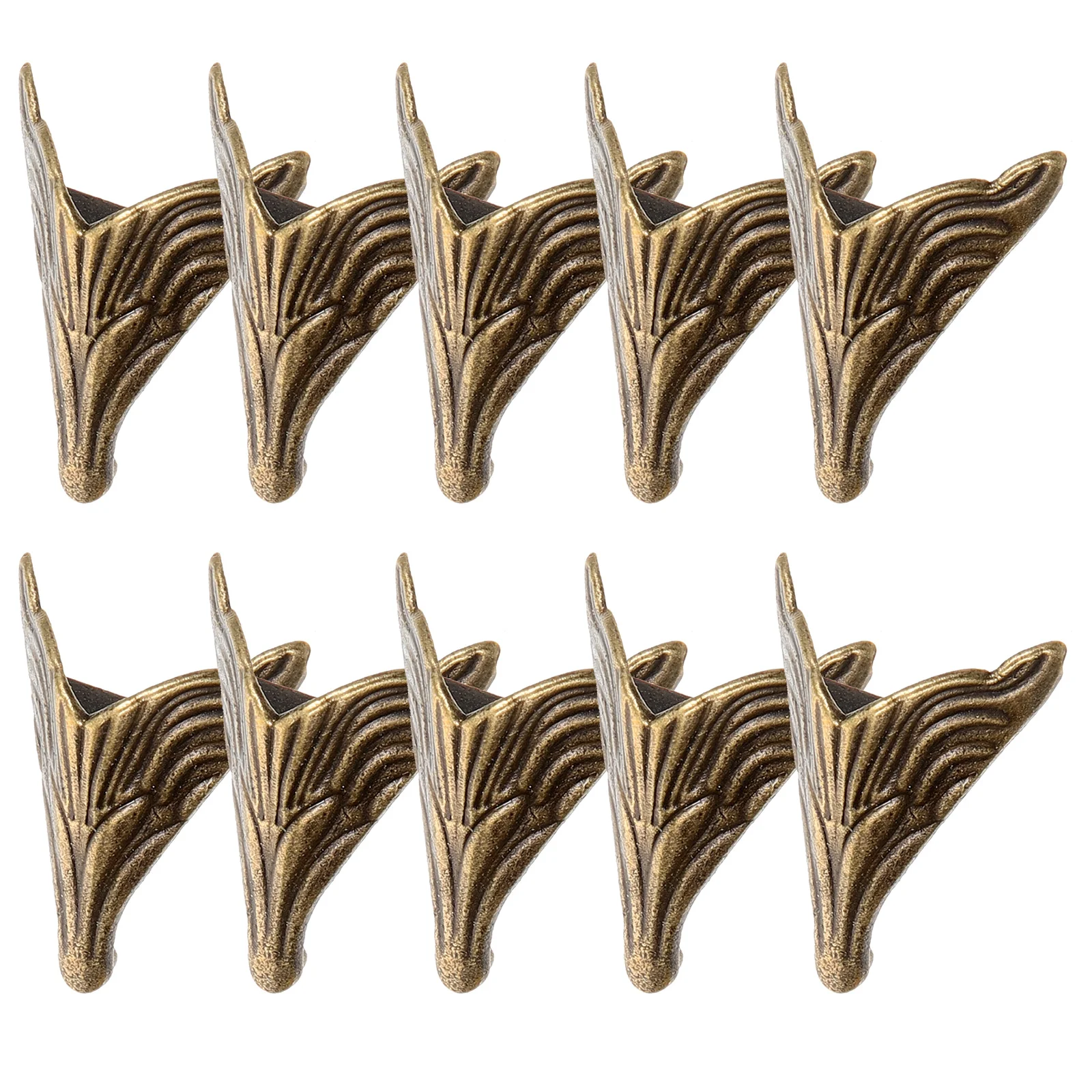 10 قطعة قاعدة القدم الأجهزة سبائك الزنك أرجل قطع الأثاث أقدام معدنية متعددة الوظائف لخزانة الطاولة مضمد دعم مستقر #5