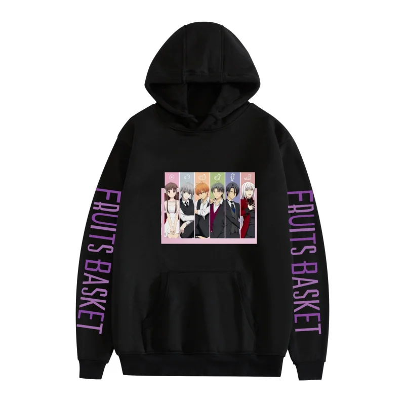 

2025Fashion Trendy Anime Print Hoodie Casual Loose Unisex Sweatshirt