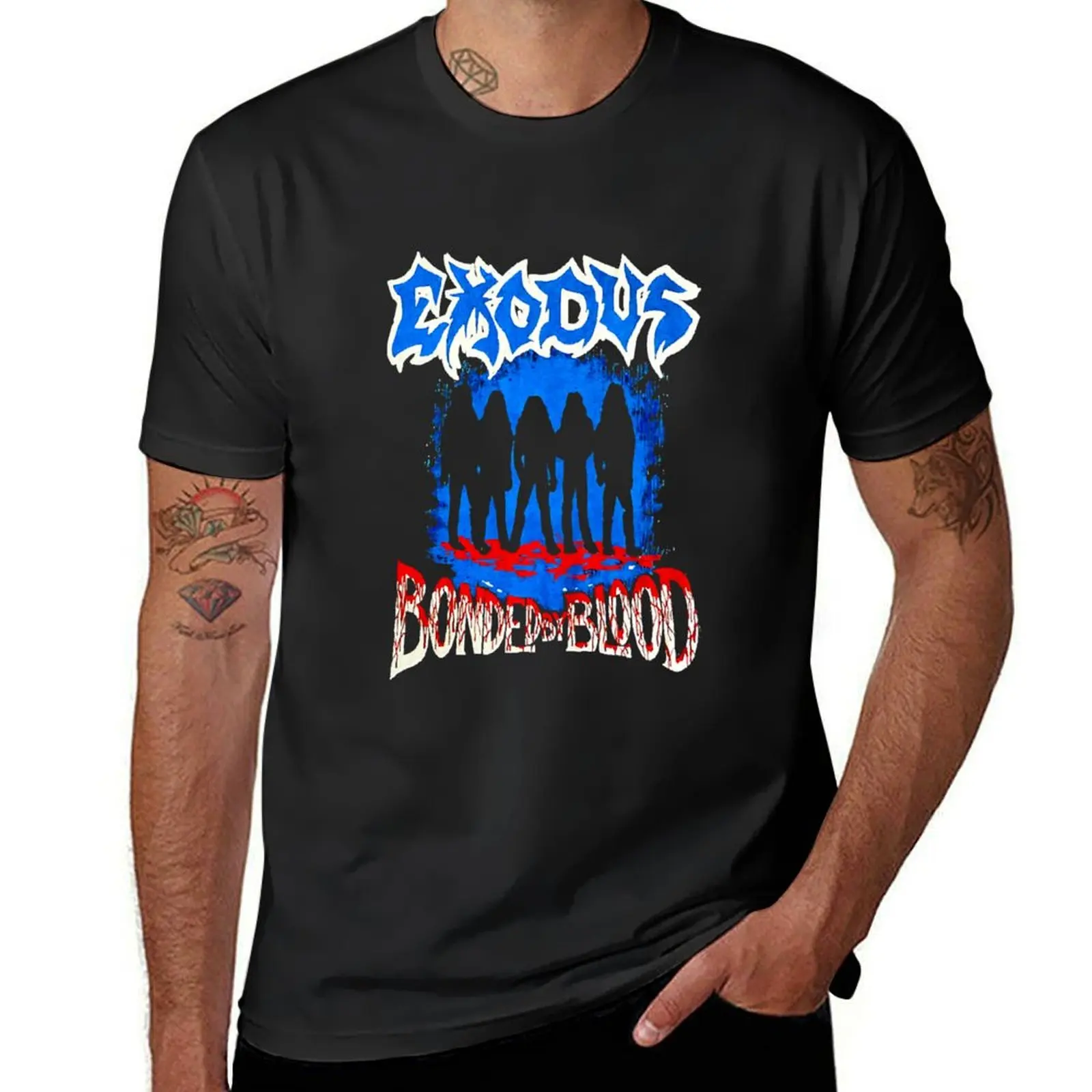 My Favorite Bonded By Blood Exodus T-Shirt customizeds quick-drying graphics oversizeds fitted t shirts for men