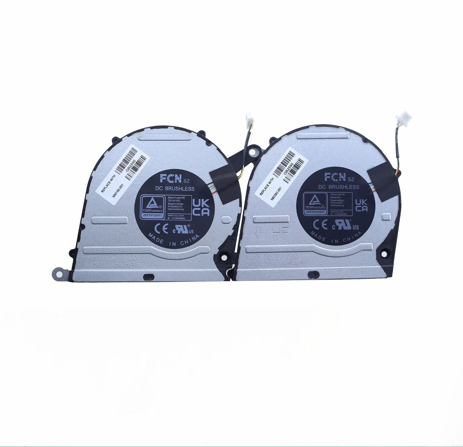 Laptop CPU Fan for HP Plus 14-EW 14-EY TPN-W160 TPN-W159 N60263-001 N60150-001