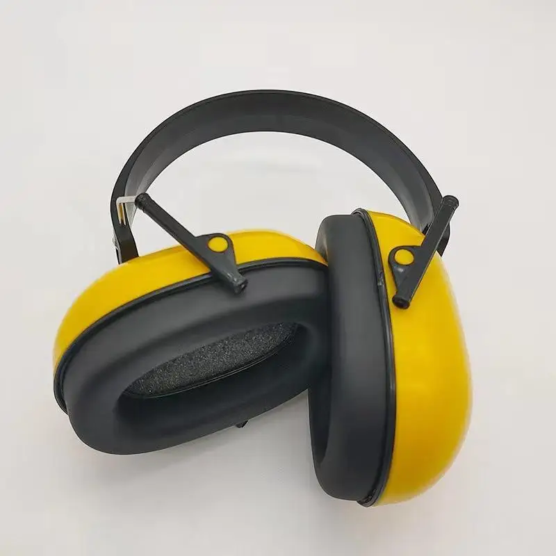 Industrial Head-Mounted Ear Muffs Soundproof Noise-Reducing Ear Protection For Factory Use Comfortable Padded Headband