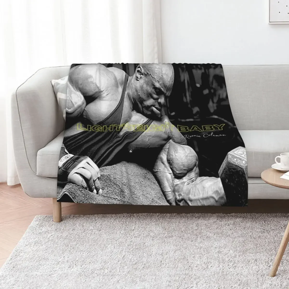 

RONNIE COLEMAN - LIGHTWEIGHT BABY Throw Blanket Plush Sofa Quilt Thin Stuffeds Blankets