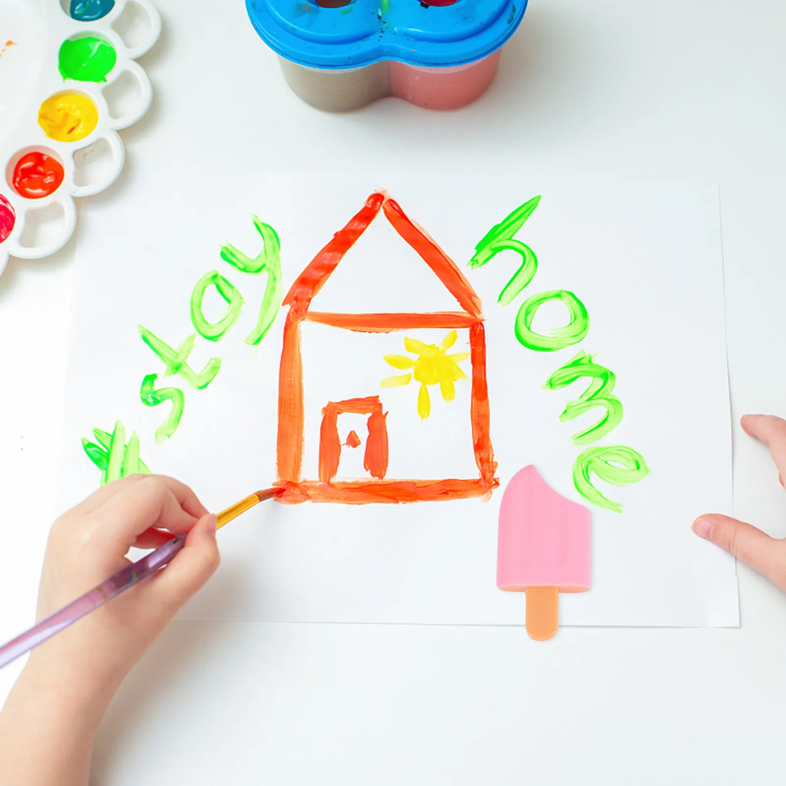 

Набор из 10 цветных маркеров-выделителей в форме эскимо, для плавного письма, для школы и офиса, флуоресцентные ручки, школьные принадлежности