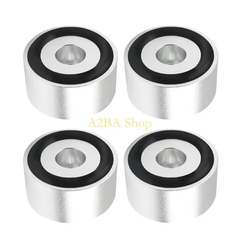 A2BA 40x20mm Speaker Cabinet Rubber Feet Speaker Spikes Foot Pads Active Speakers