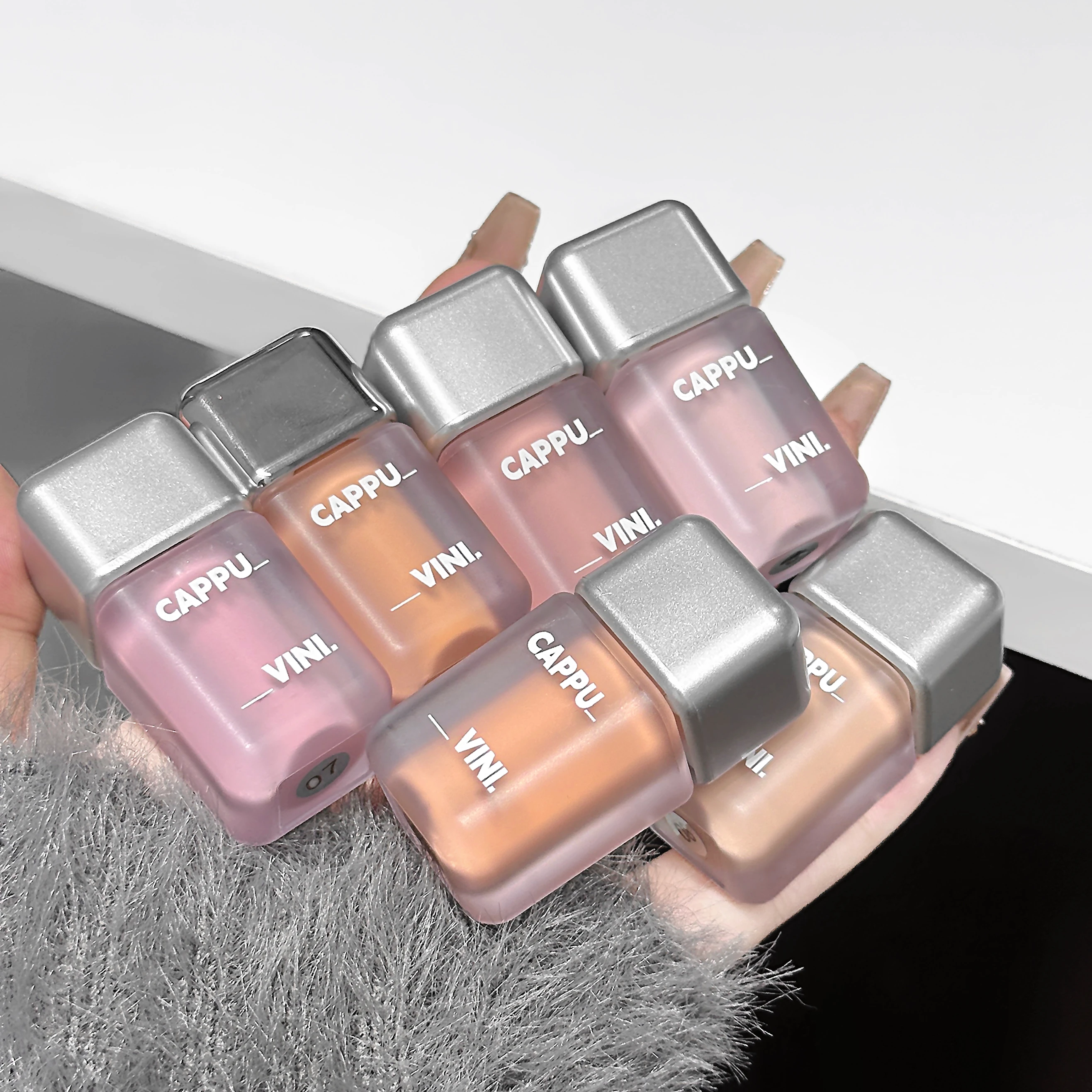 Cappvini Vitality Color Liquid Blush Hydraterende Waterige Zijdezachte Blush Rouge Verheldert het gezicht