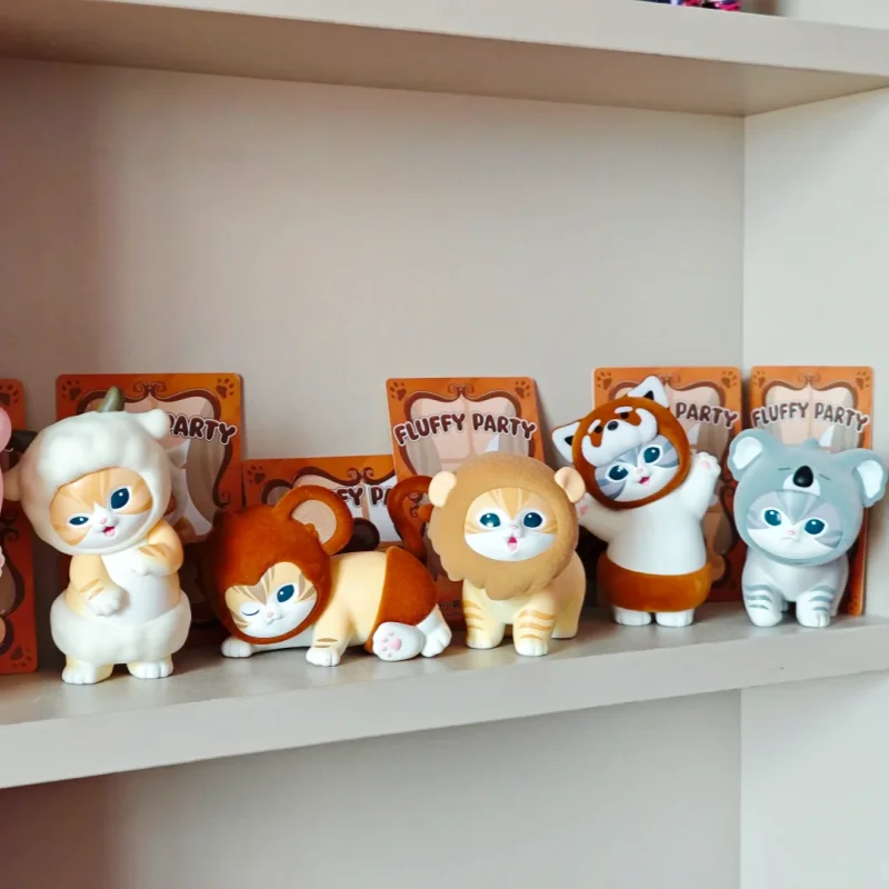 

Lovely Cute Mofusand Cats Wearing Marine Organism Clothes Blind Box Gifts Toy Model Anime Figures Collect Ornaments