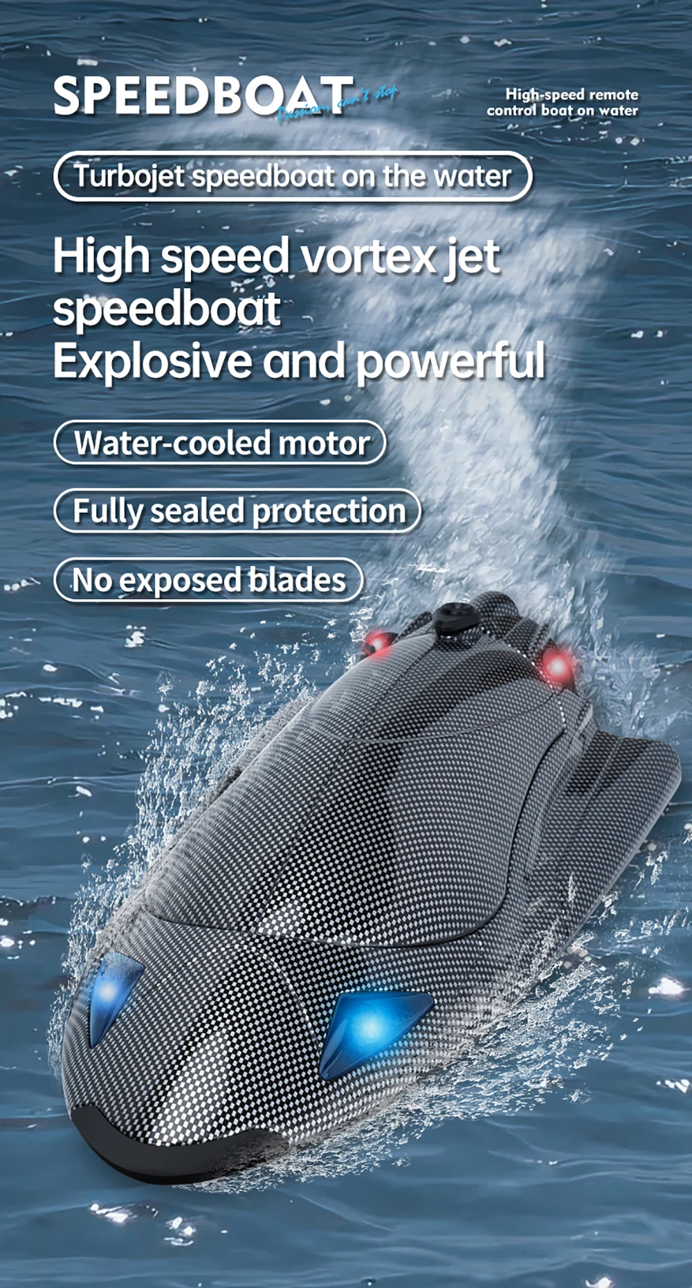 Fayee Fy011 Remote Control Speedboat For Kids And Adults Gift_voghion.com