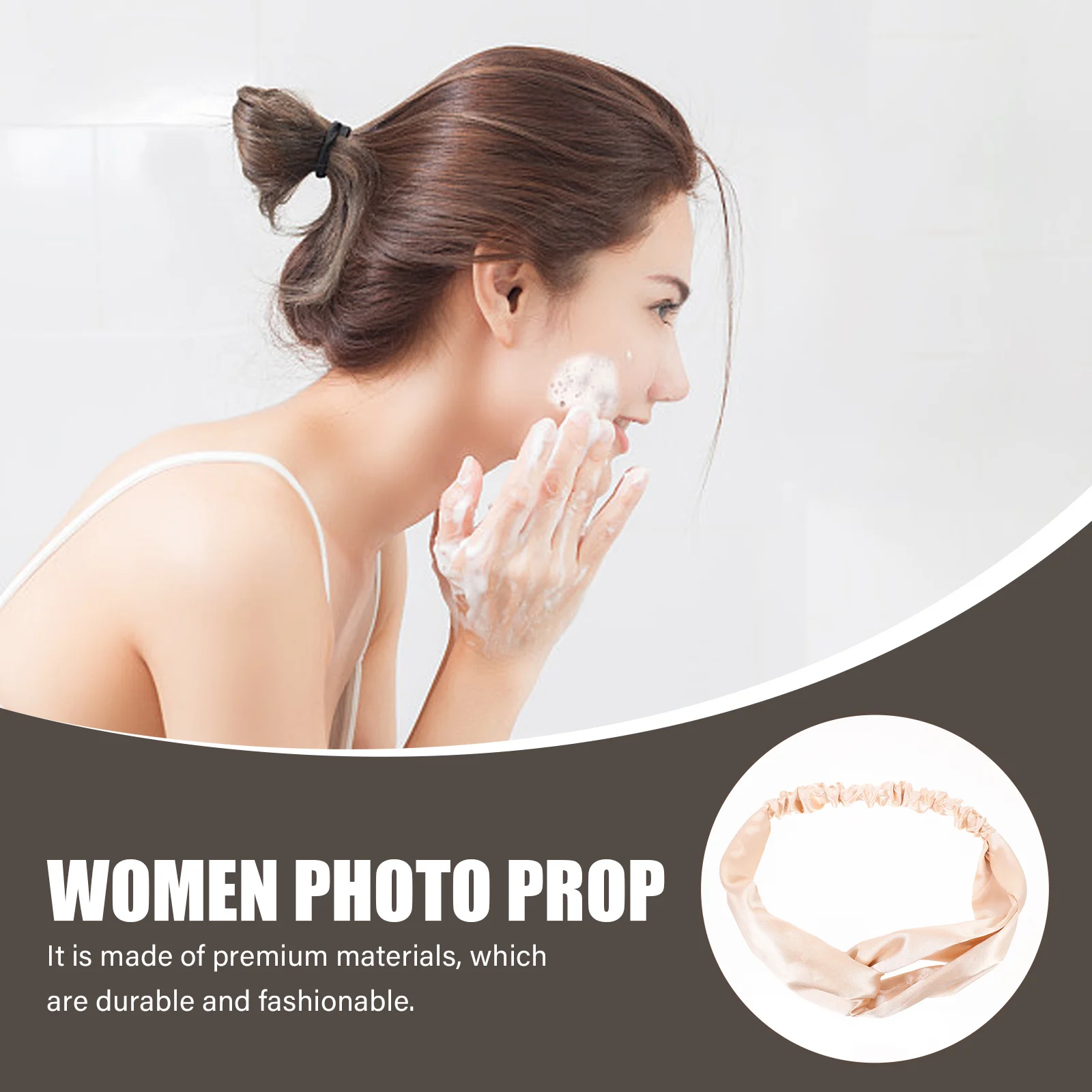 

9Pcs Solid Color Headbands Elastic Cross Headband for Women Yoga Workout Hair Accessories Decorative Hairband Women Hair Decor