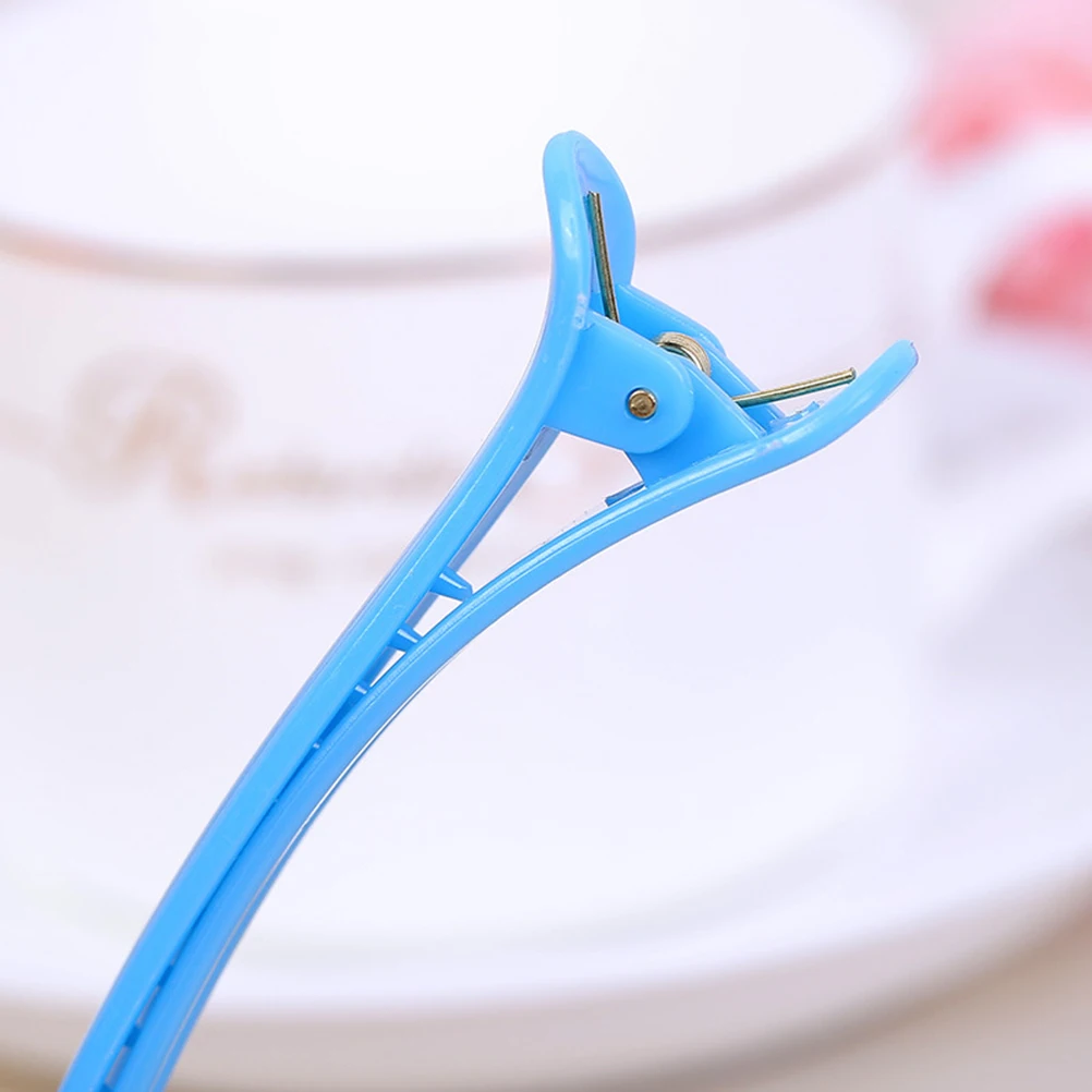 

50 Pcs Duckbill Hair Clips Salon Hairpin Non Rust Sectioning Grip Multicolor Plastic Durable For Hairdresser DIY Yoga