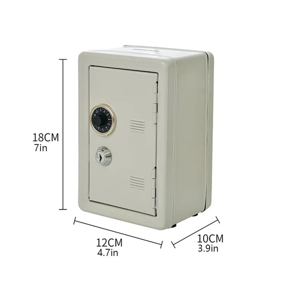 Dekorative Box Passwort Lock Mini Safe Anti-Diebstahl Metall Sparschwein Schrank Geld Lagerung Box Bargeld Sparen