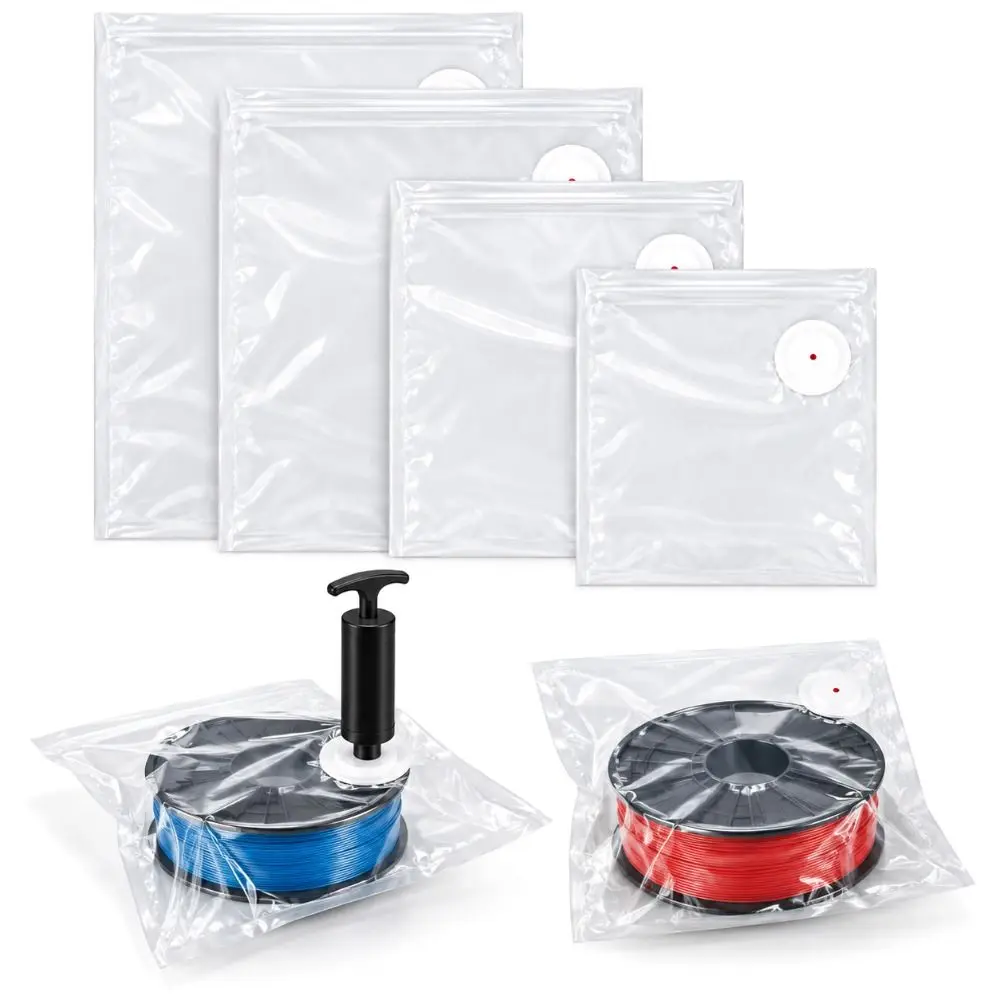 5Pcs Reusable 3D Printer Vacuum Bags Moisture Resistant Dust Resistant 3D Printing Material Bags Dustproof Filament Sealing Bags