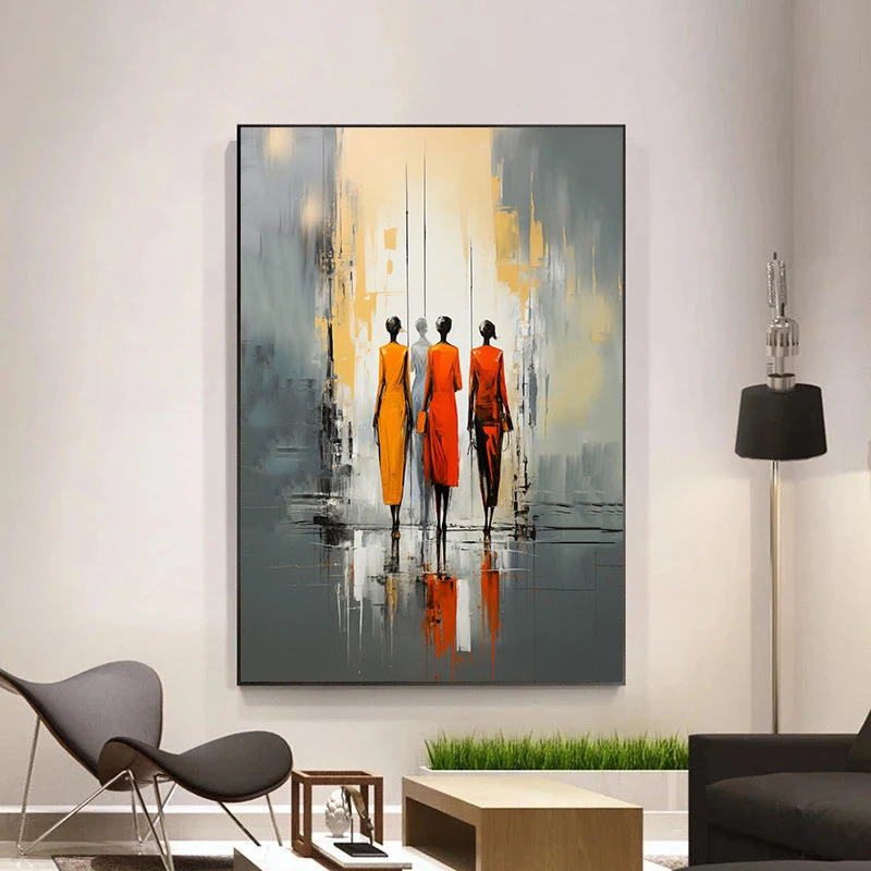 Abstract Minimalist Figure Decorative Paintings for Living Room Sexy Women Line Art Canvas Print Pictures Wall Posters No Frame