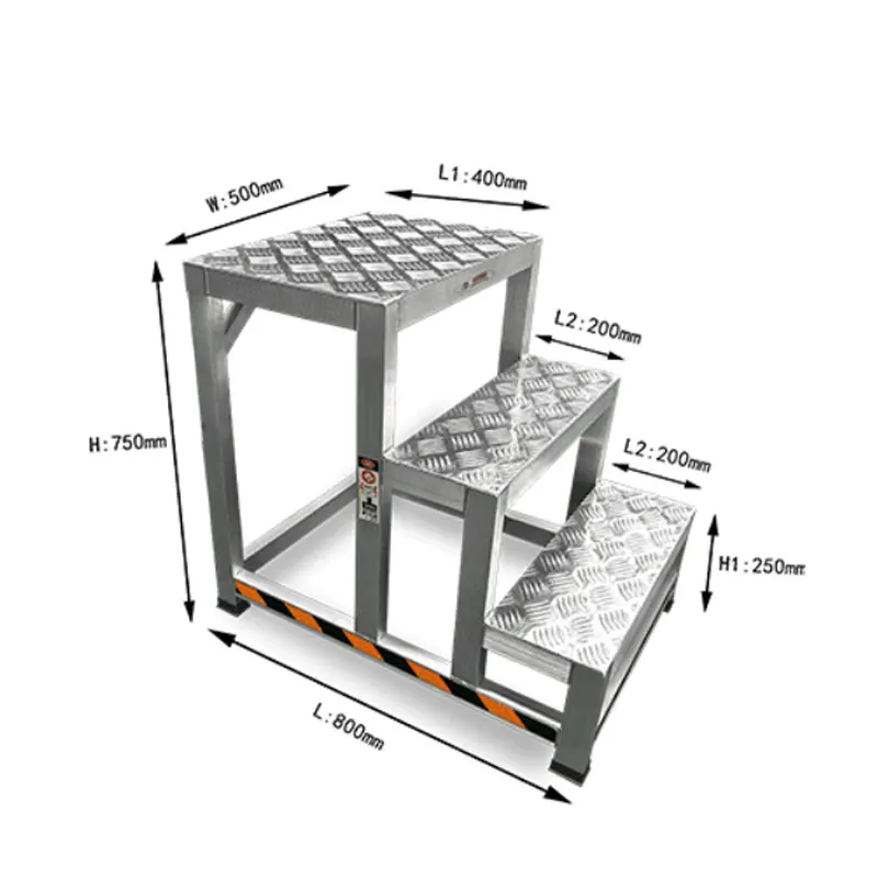 In Stock 4 Step Platforms Removable Stair Industrial Platform Step Ladder