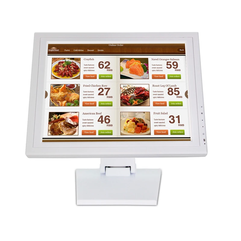 شاشة لمس مقاومة 5 أسلاك صناعية مقاس 15 بوصة لنظام Pos