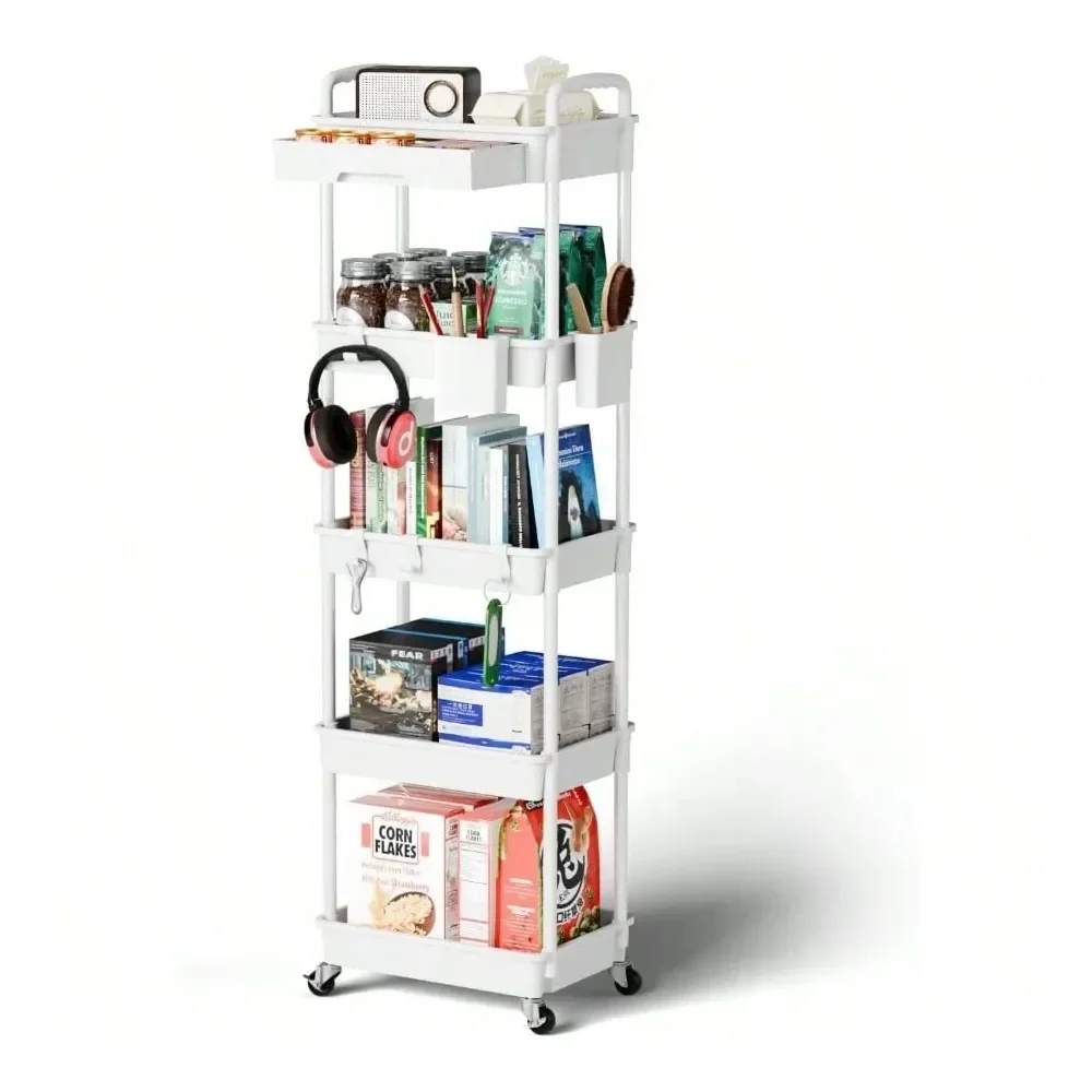 

Kitchen Island And Cart Kitchen OrganizersTier Rolling Cart Organizer, Laundry Room Bathroom Organizers And Storage Office Shelv