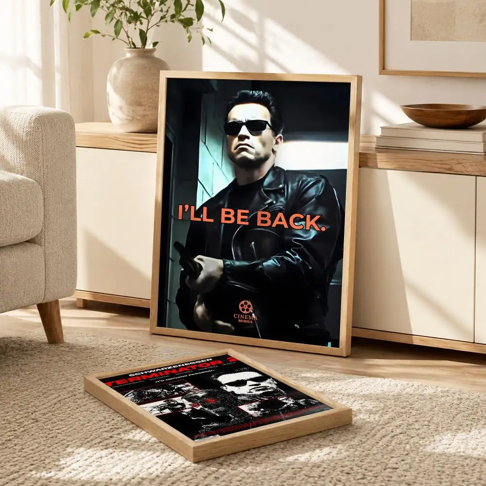 Terminator 2 Judgment Day Poster Modern PP Paper Wall Decorative for Cafe Office Bar Home Wall Decor Gift