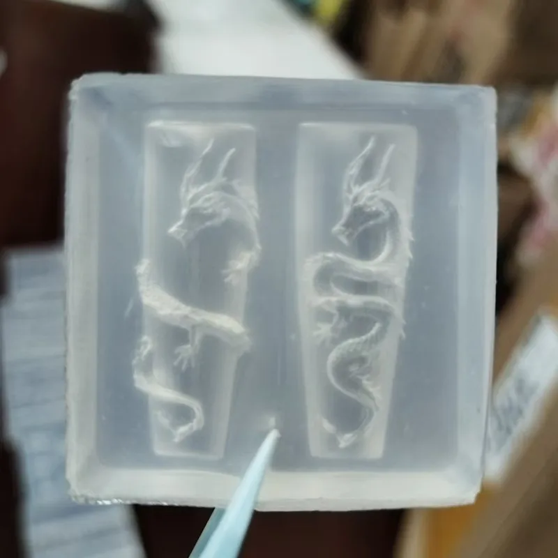 Snake Year Nail Snake Dragon Mold 3d Curved Template