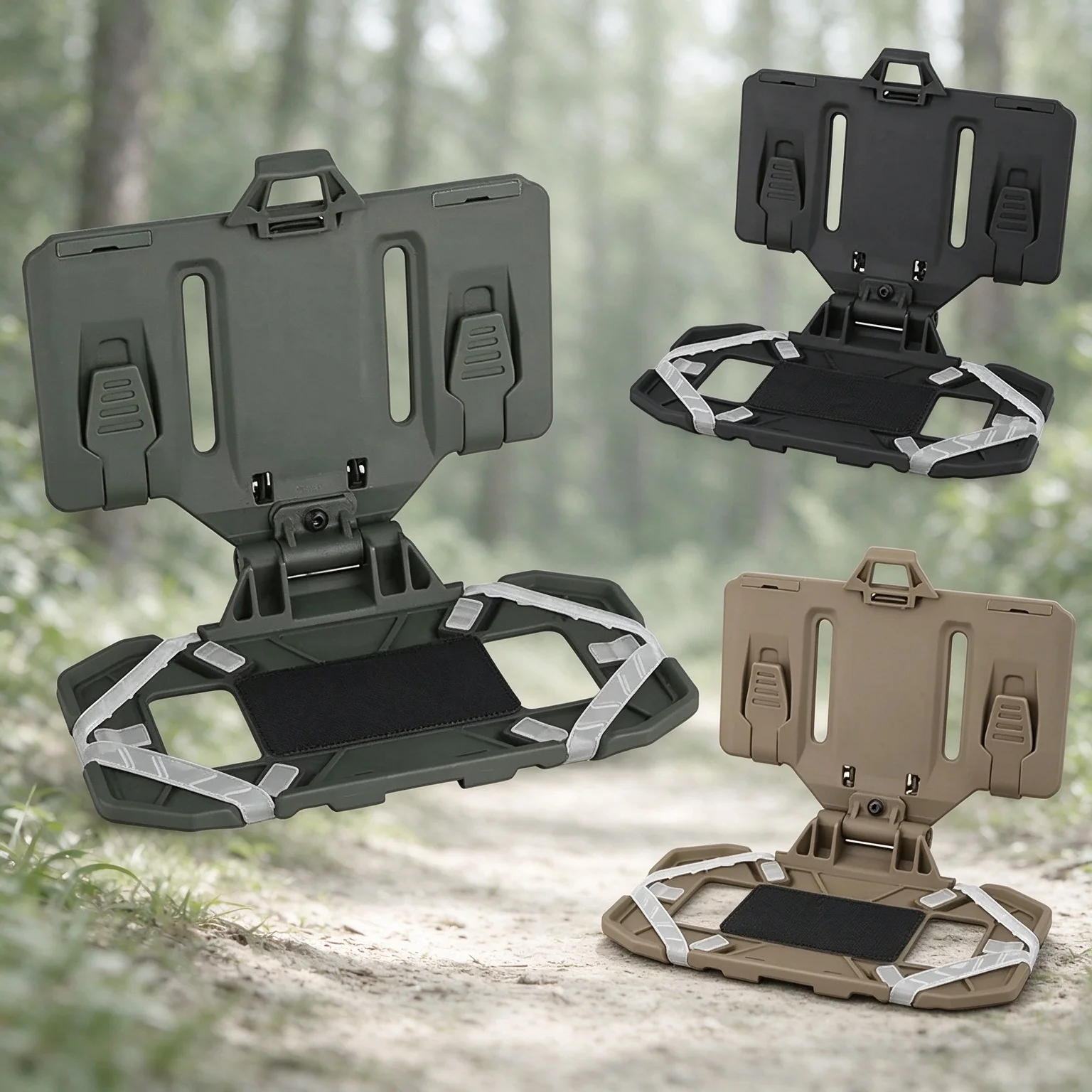 New Tactical Folded Navigation Board Mobile Phones Navigator Holder Vest Chest Bag Admin Panel Hunting Vest Accessories