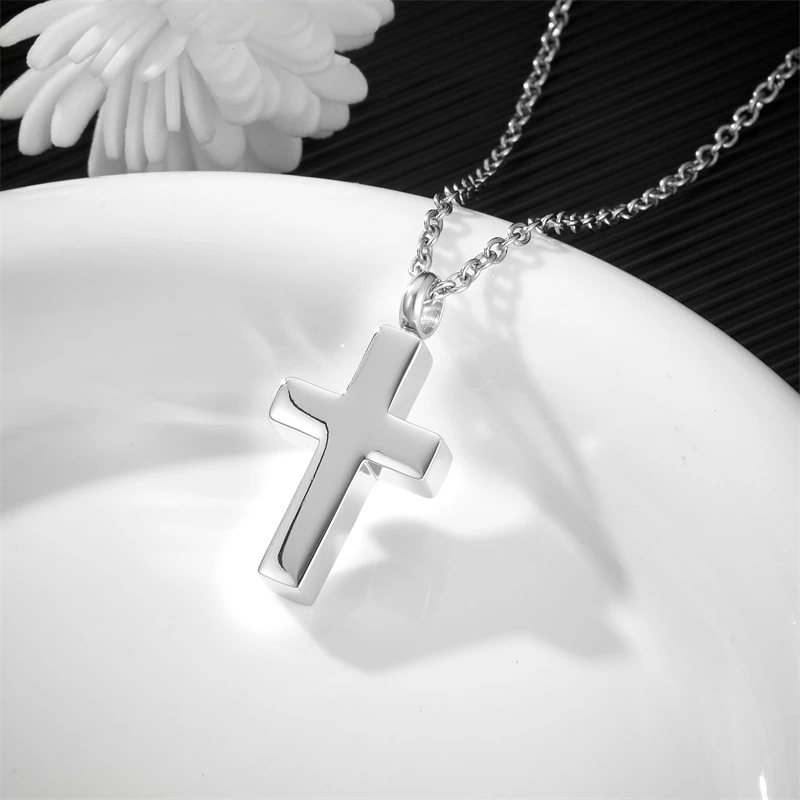 

Cremation Necklace for Ashes Stainless Steel Pendant Ashes Holder Memorial Jewelry