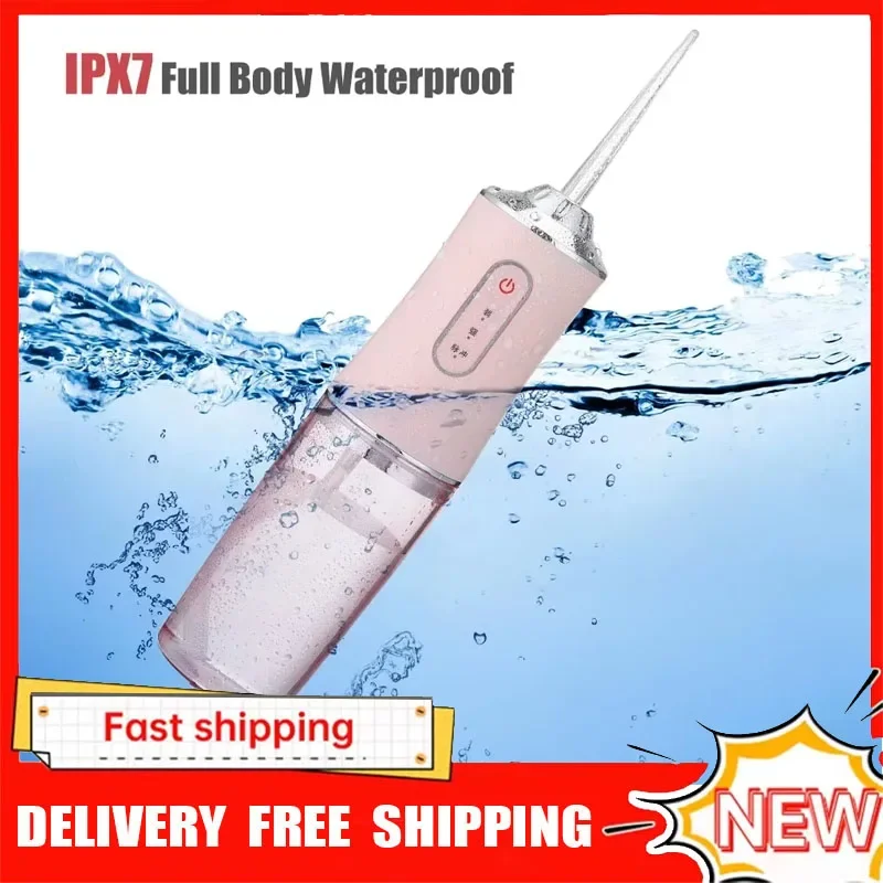 

Portable Smart Electric Oral Irrigator Water Flosser 4 Jets 3 Modes Rechargeable Dental Water Jet Irrigator Dental Teeth Cleaner