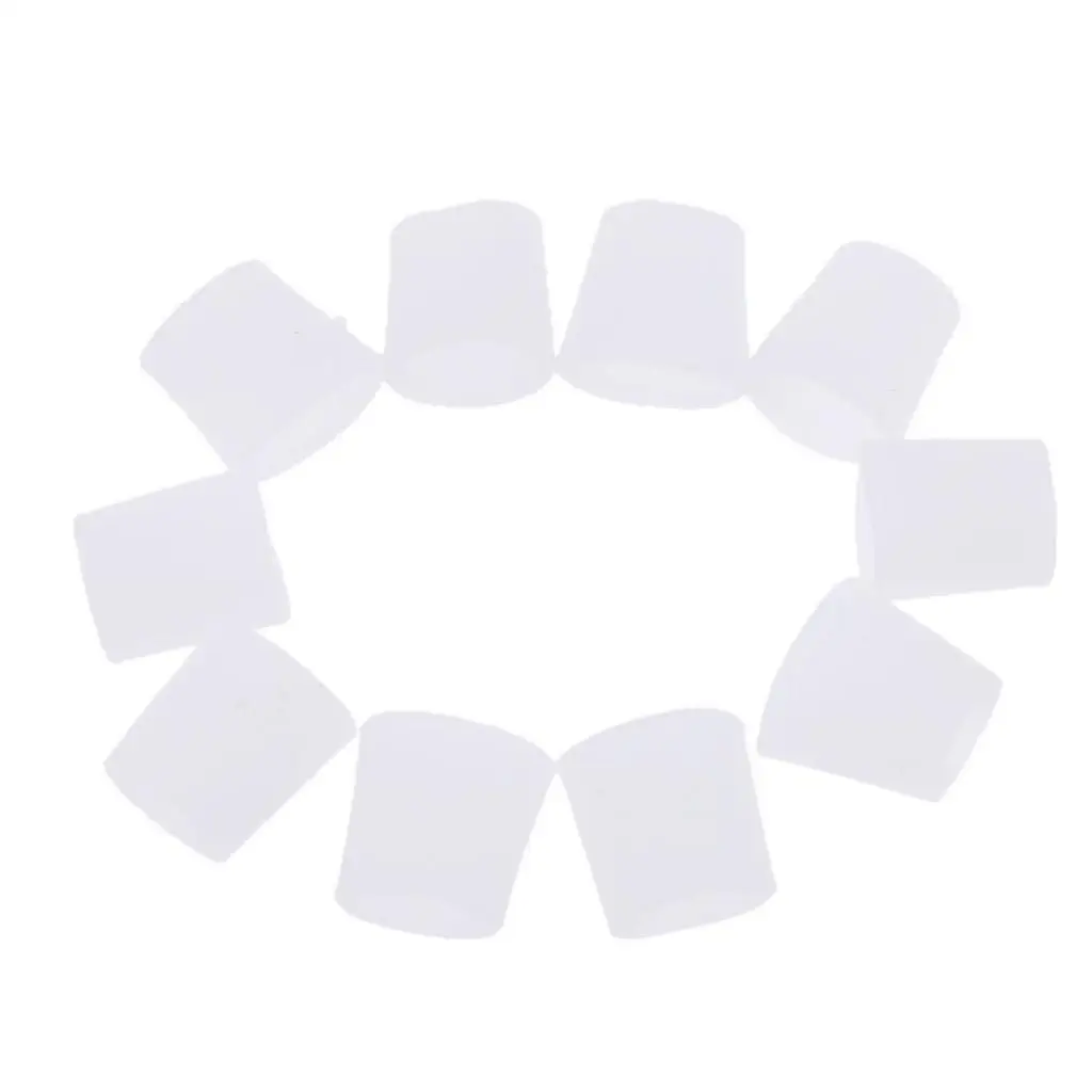 Toe Cushions Beehive Structured Silicone Toe Protectors Open Toe Sleeves for Men and Women Foot Health