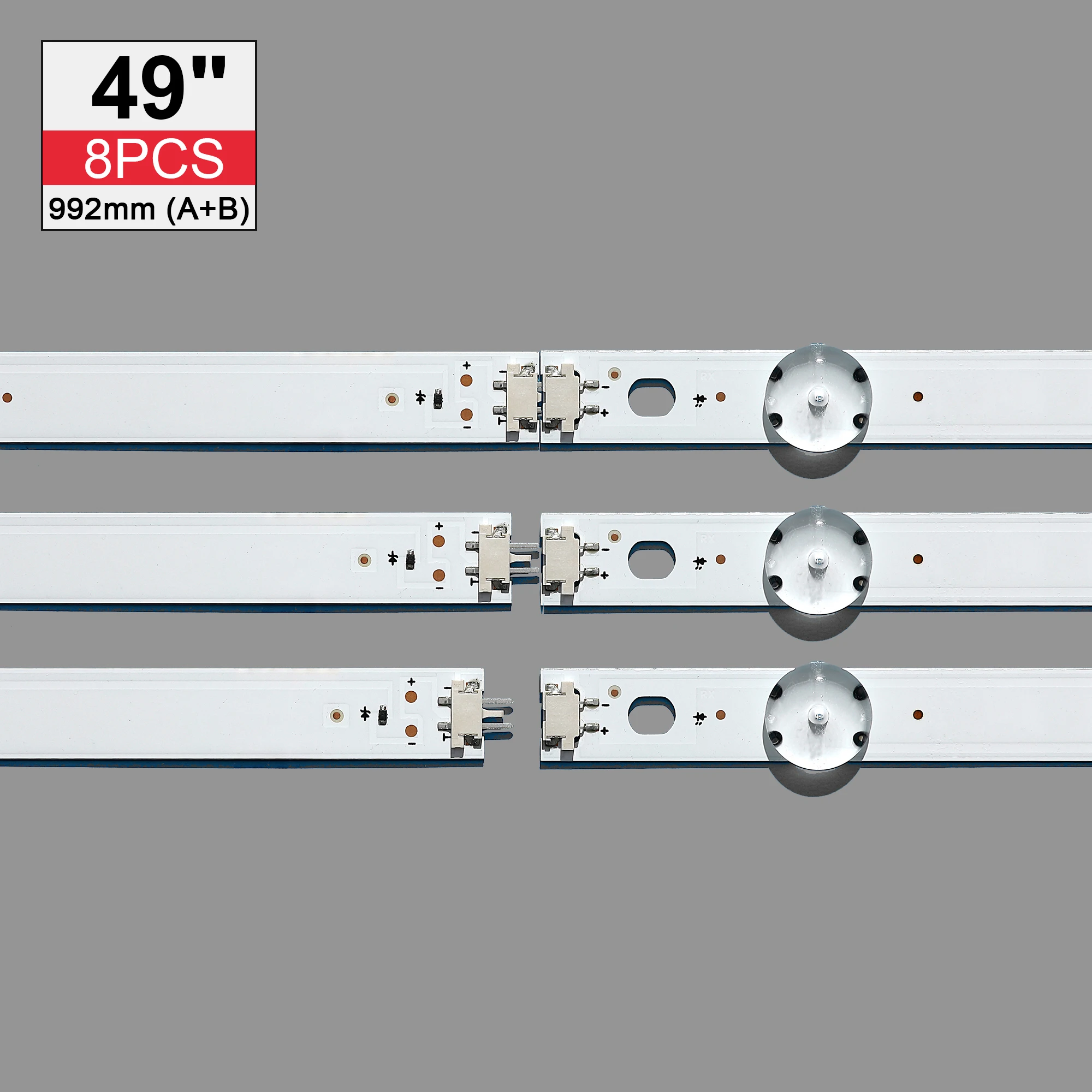 LED شريط إضاءة خلفي 7 مصباح ل LG inنوت k المباشر 16Y 49 بوصة 49LH60_FHD A/B HC490DUN 49LH604V HC490DUN-ABRR1-211X LT-50C550