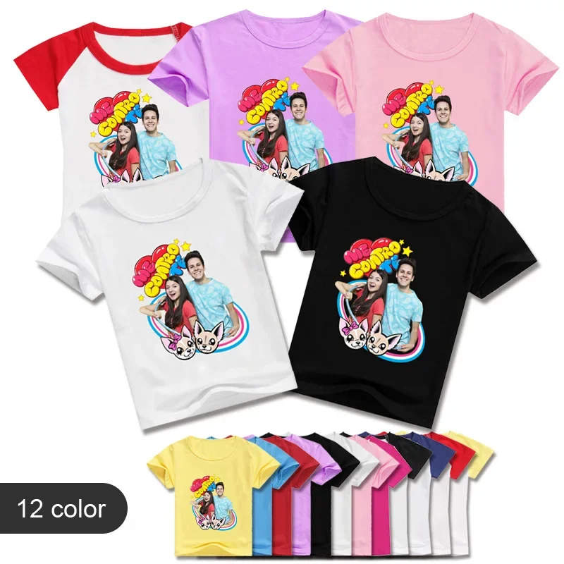 

Girls Summer Tops Cartoon Me Contro Te Clothes Kids TShirts For Baby Boys Short Sleeve Tees Cotton Children Outfits 2-7-12 Years