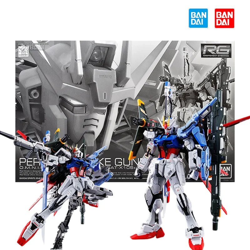 

Bandai PB Limited RG 1/144 PERFECT STRIKE GUNDAM Model Kit Anime Action Fighter Assembly Models Collection Toy gift for kids