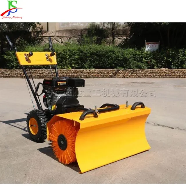 Multifunctional snow removal equipment Small snowplow Hand-pushed three-in-one fully geared snow removal machine