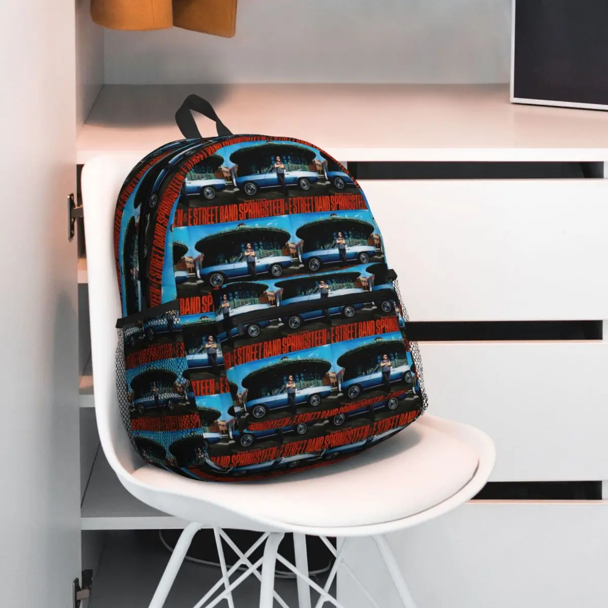 Bruce Springsteen  Backpack Daypack Large Capacity Kids BookBag School Bag Shoulder Bags for Men Women