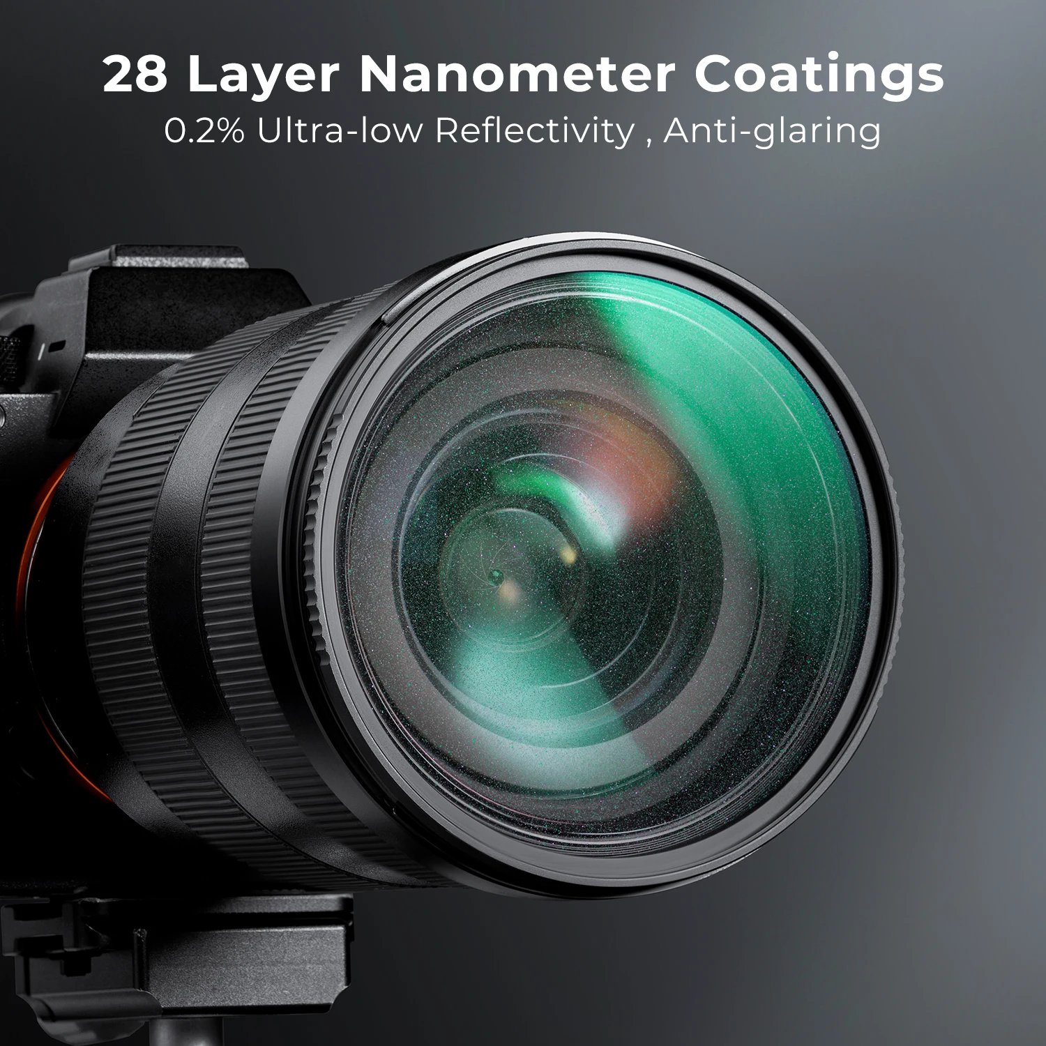 K&F Concept Nano-X Shimmer Diffusion Filter Glimmer Effect Filter 49mm 52mm 58mm 67mm 72mm 77mm 82mm with 28-Layer Coatings