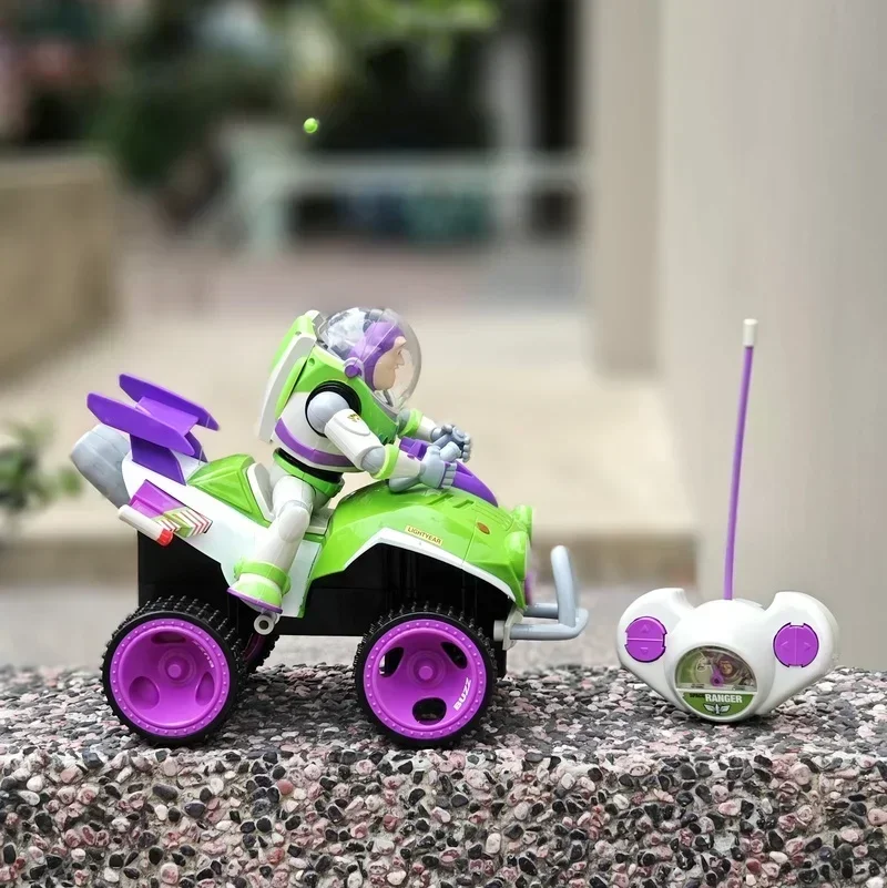 

Disney Buzz Toy Story Lightyear Remote Controll Motorcycle Figurines Cars Collection model Ornaments Birthday Gifts