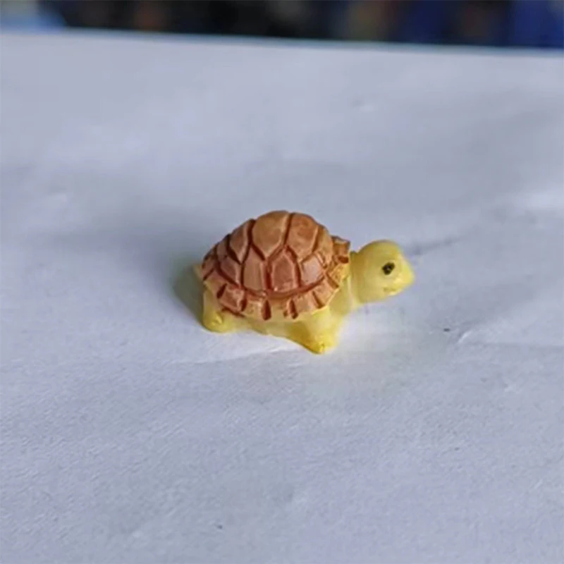 Mini Resina Little Turtle Doll, DIY Versátil Micro Paisagem, Suculenta Jardinagem e Paisagismo