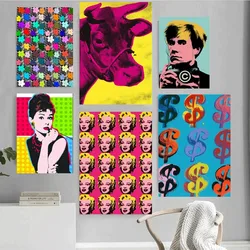 Andy Warhol plakat artystyczny domu ściana biurowa sypialni salon kuchnia ozdobny obraz