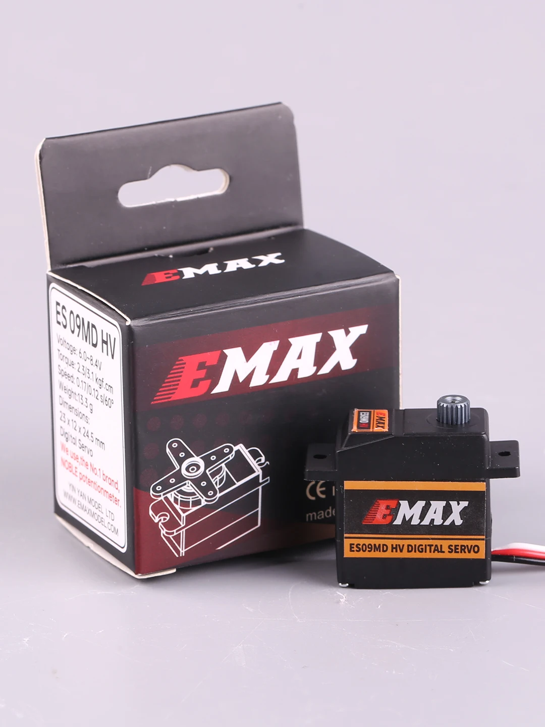 EMAX ES09MD HV All-Purpose High Voltage Metal Gear Digital Servo for RC Car Helicopter Airplane Parts