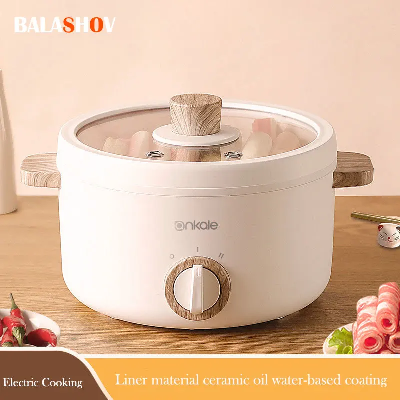 

Mini Multi-function Cookers Electric Cooking Boiling Pot Electric Heat Pan Dormitory Household 1-2 People Electric Rice Cookers