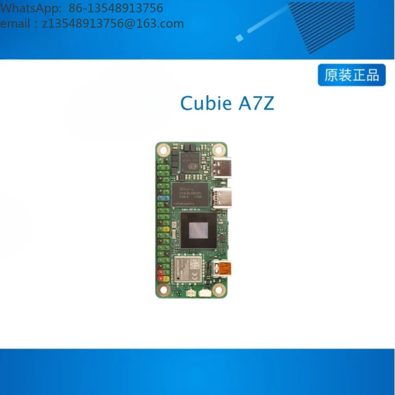 Cubie A7Z Development Board with Pin Headers Allwinner SOC Octa Core CPU Dual Display RISC-V Co-processor Single Board