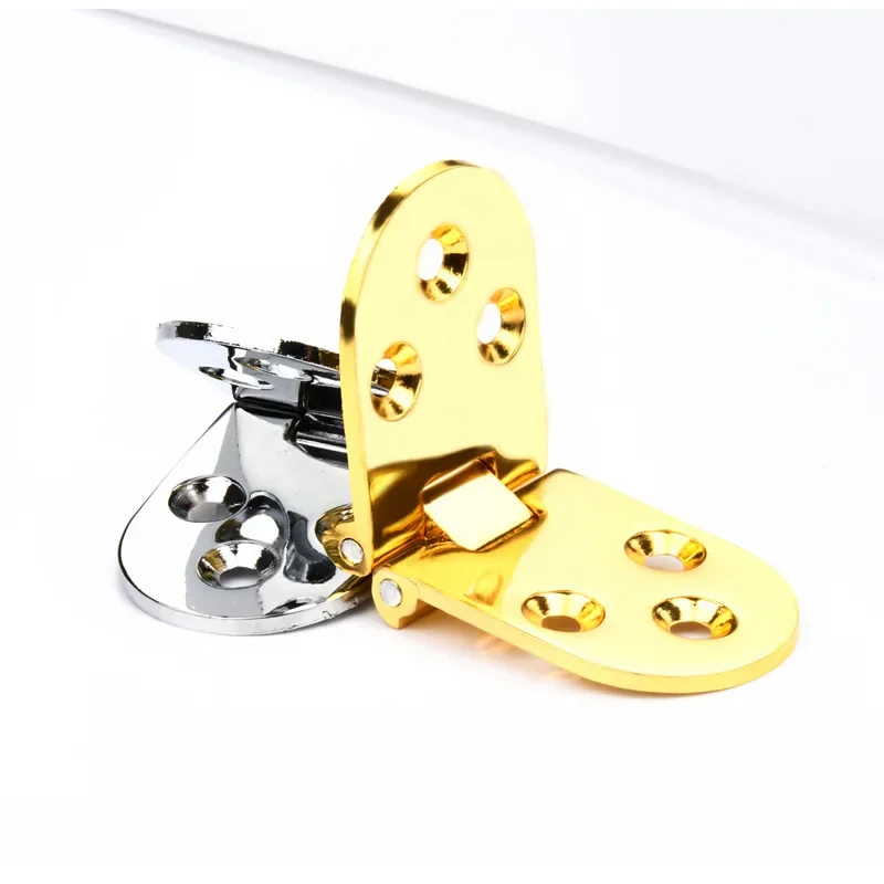 2pcs Zinc Alloy Mounted Folding Hinges Self Supporting Foldable Table Cabinet Door Hinge  Furniture Hardware